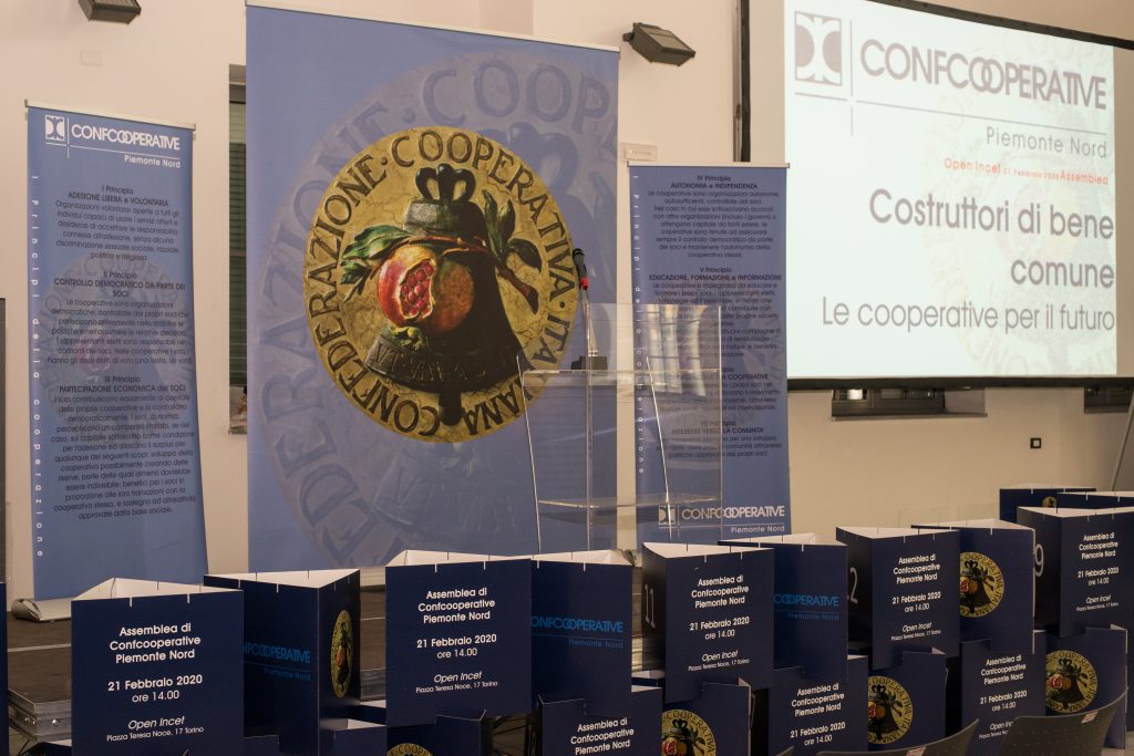 PALCO dell'assemblea di Confcooperative Piemonte Nord